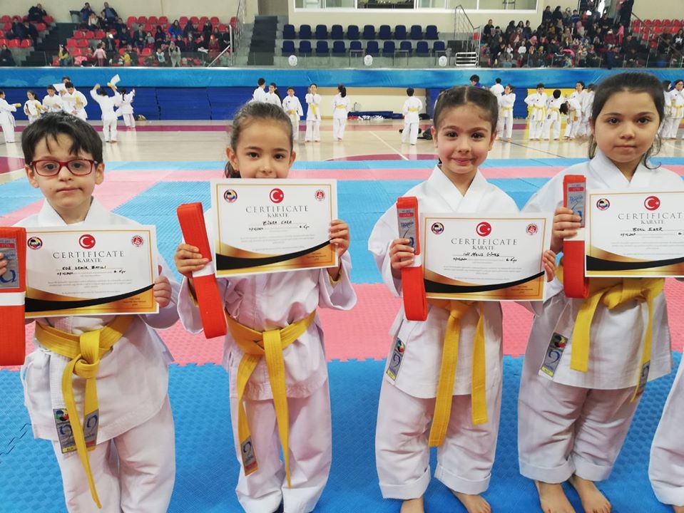 Karate de Kuşak heyecanı