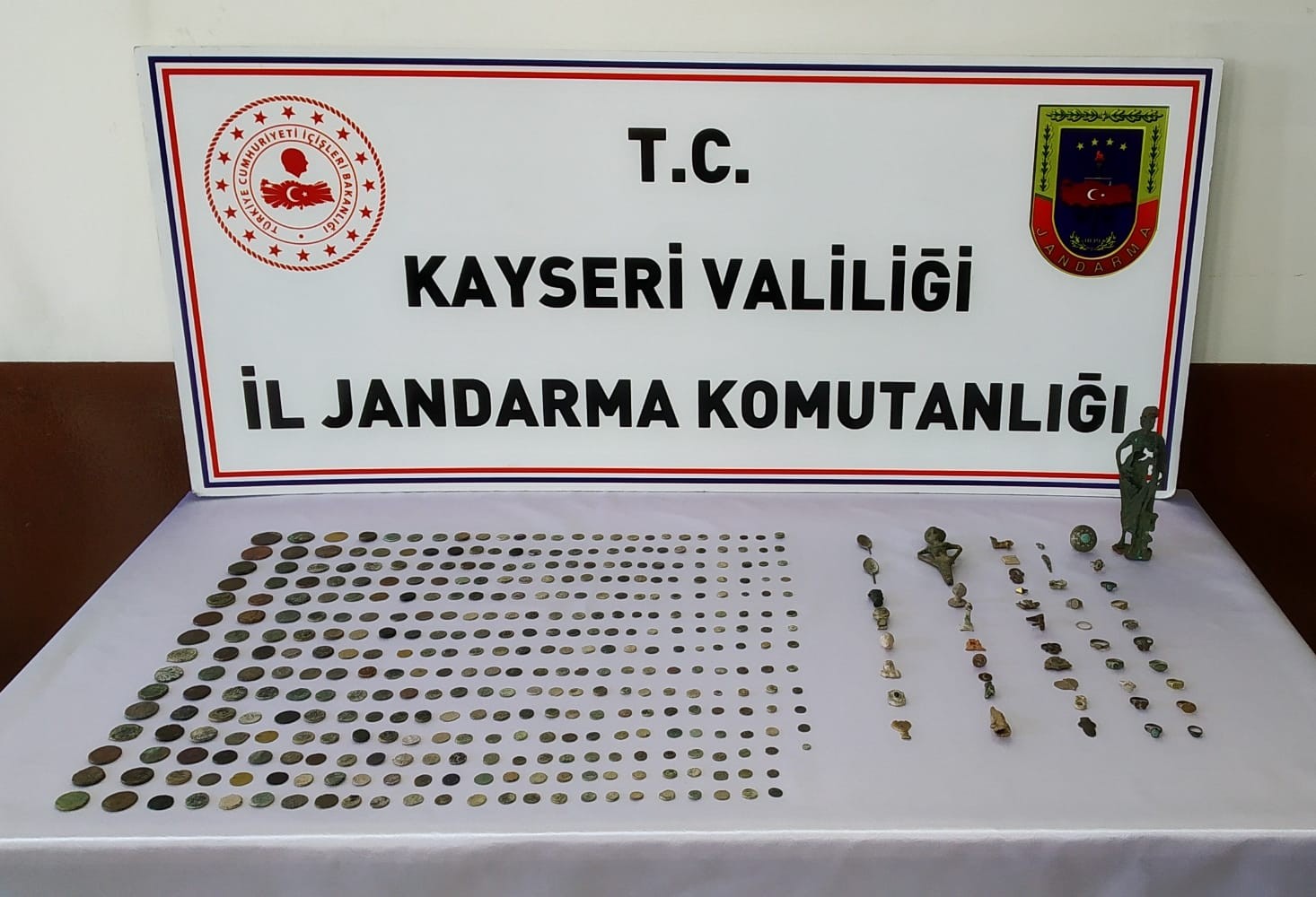 Kayseri’de tarihi eser operasyonu