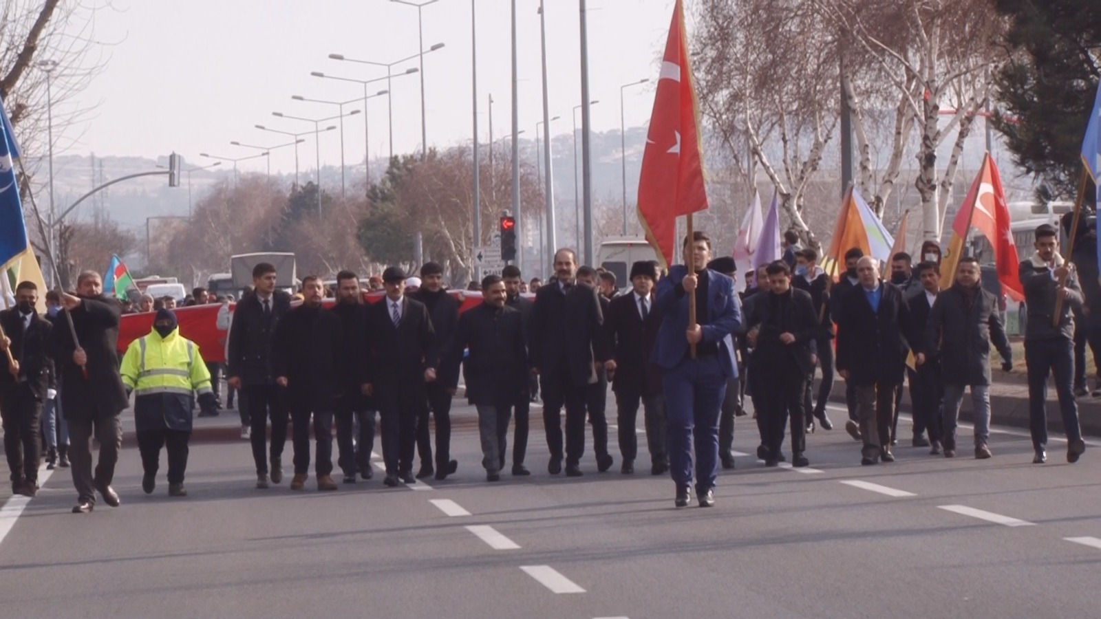 ÜLKÜ OCAKLARI KAYSERİ İL BAŞKANLIĞI, SARIKAMIŞ ŞEHİTLERİ ANISINA YÜRÜDÜ