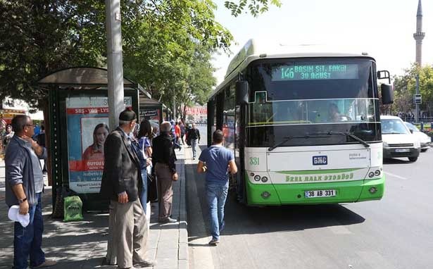 KAYSERİ’DE TOPLU ULAŞIMA ZAM