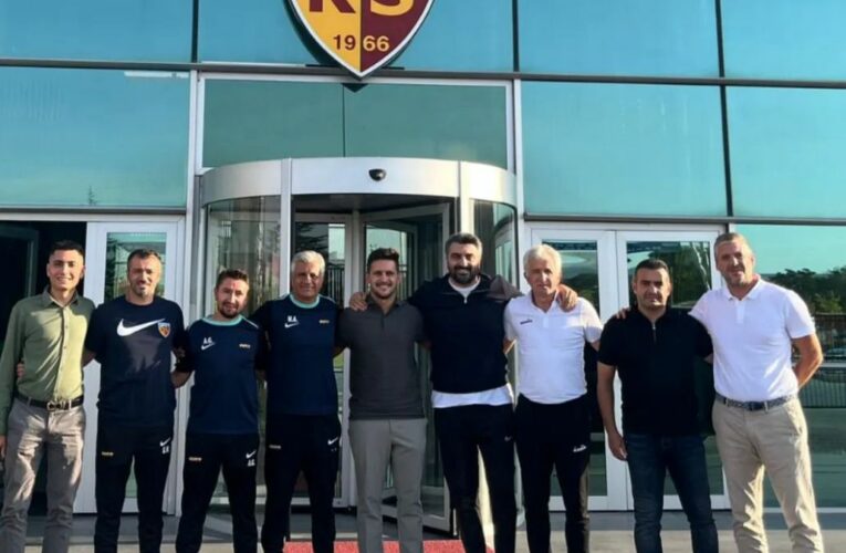 KAYSERİSPOR’A GELEN GENÇ TEKNİK DİREKTÖR ÇALIŞMALARA BAŞLADI