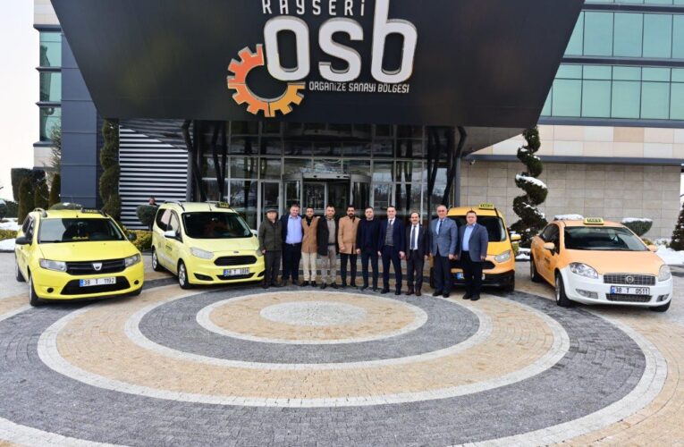 Kayseri OSB’de Taksi İhtiyacı Karşılanıyor